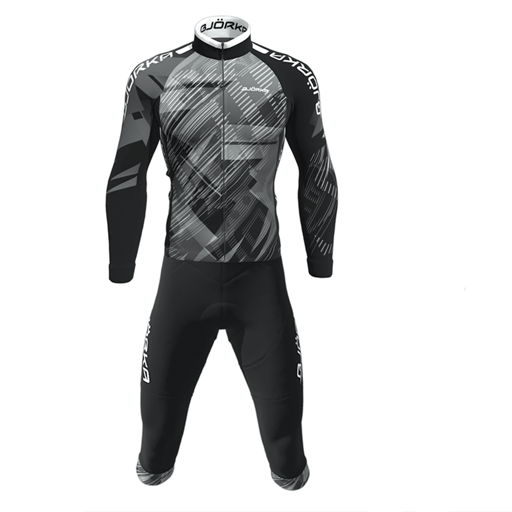 Cycling Bib Shorts - Bjorka 사이클링 긴 소매 저지, 빕