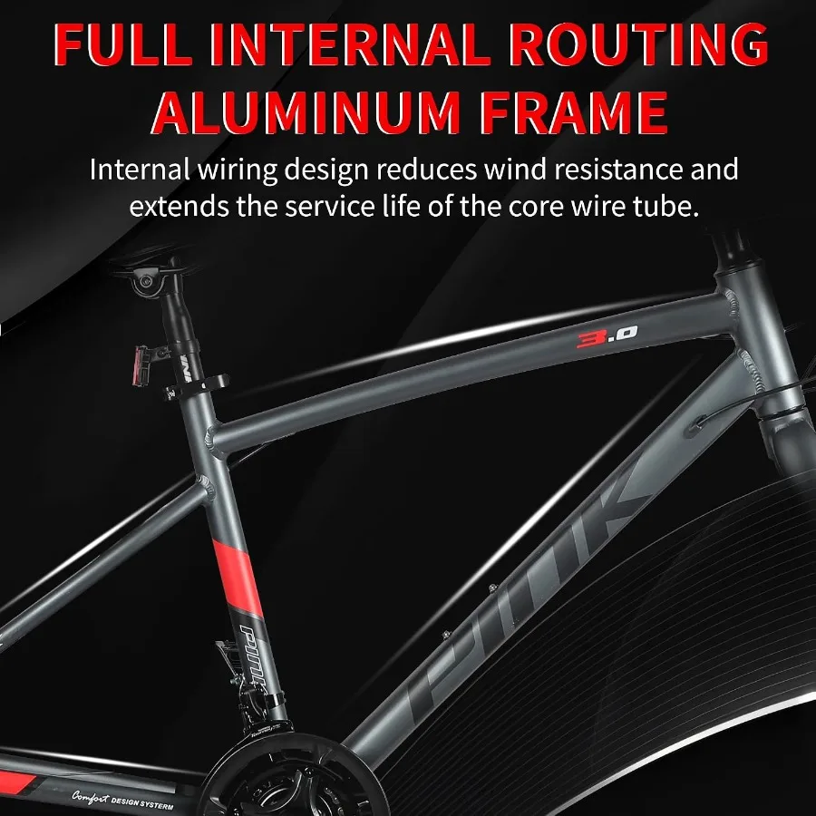 로드 자전거, 700C 시티형 통근 자전거, 21단 시 - Carbon Bike Frame 리뷰 및 가격